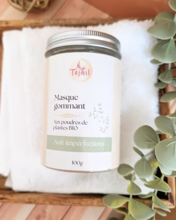 Masque anti-imperfections en poudre
