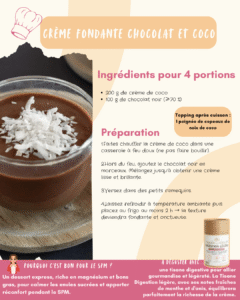 Creme fondante chocolat coco Express