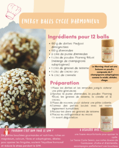 Energy balls cycle harmonieux